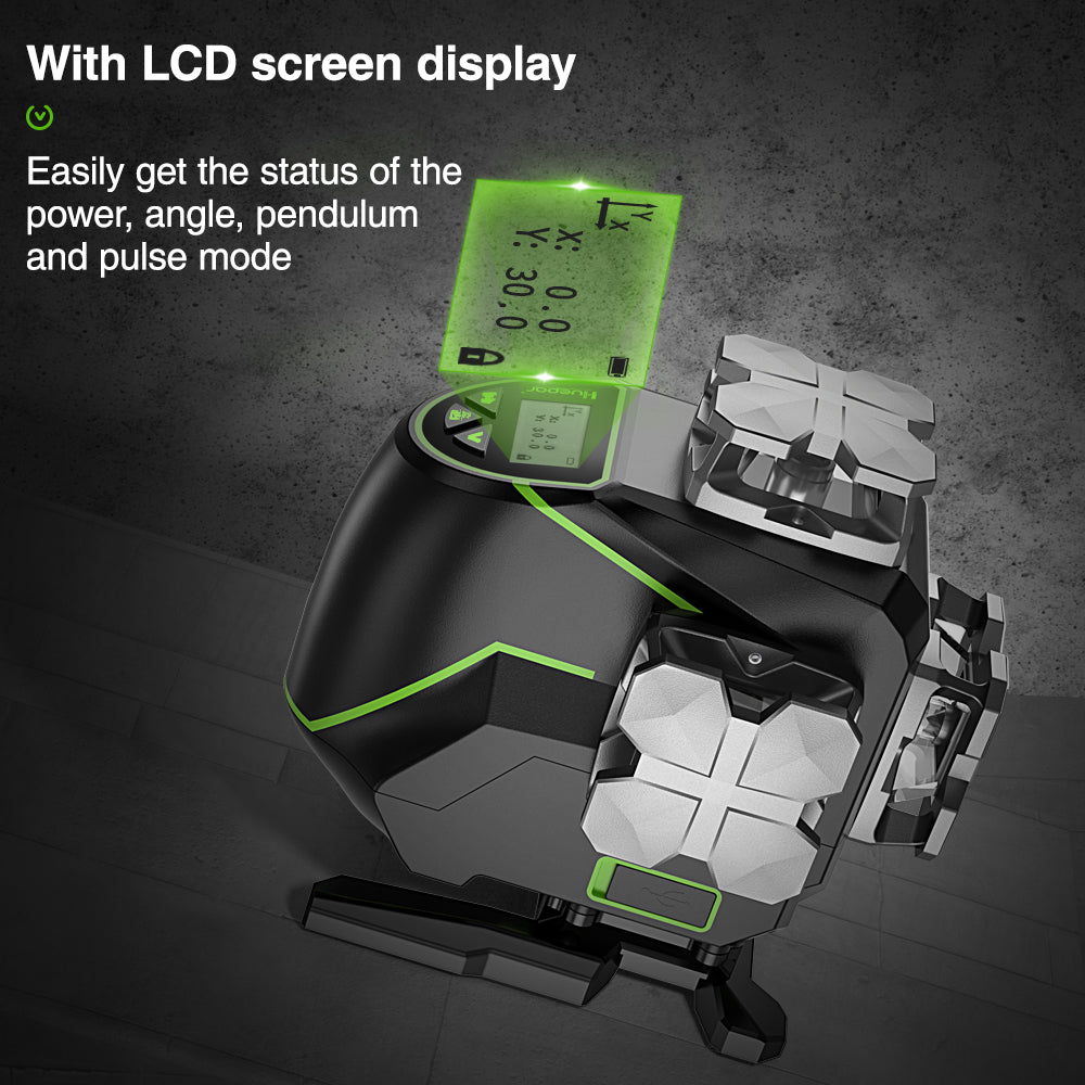 Nivela laser Huepar S04CG, 4D 16 linii Nivela laser Huepar S04CG, 4D 16 linii